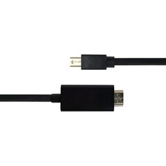 Deltaco, Mini DP/HDMI, 2 m цена и информация | Кабели и провода | 220.lv