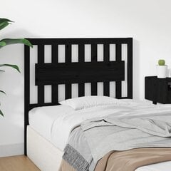 Изголовье кровати, 105,5x4x100 см, чёрное цена и информация | Кровати | 220.lv