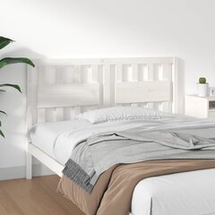 Изголовье кровати, 125,5x4x100 см, белое  цена и информация | Кровати | 220.lv