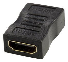 Deltaco HDMI-12-K, HDMI cena un informācija | Adapteri un USB centrmezgli | 220.lv