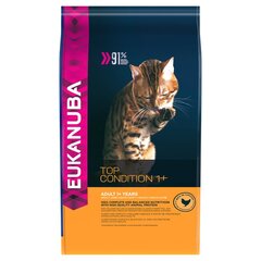 EUKANUBA Cat Adult All Breeds Top Condition pieaugušiem kaķiem, ar vistu10 kg цена и информация | Сухой корм для кошек | 220.lv