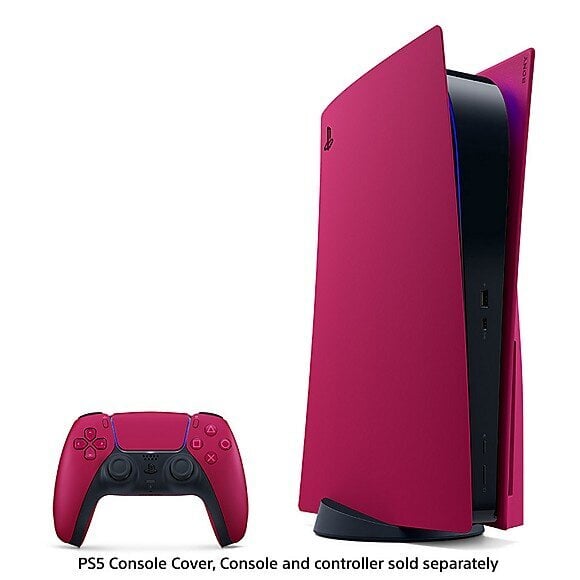 PS5 Standard Cover Cosmic Red цена и информация | Gaming aksesuāri | 220.lv