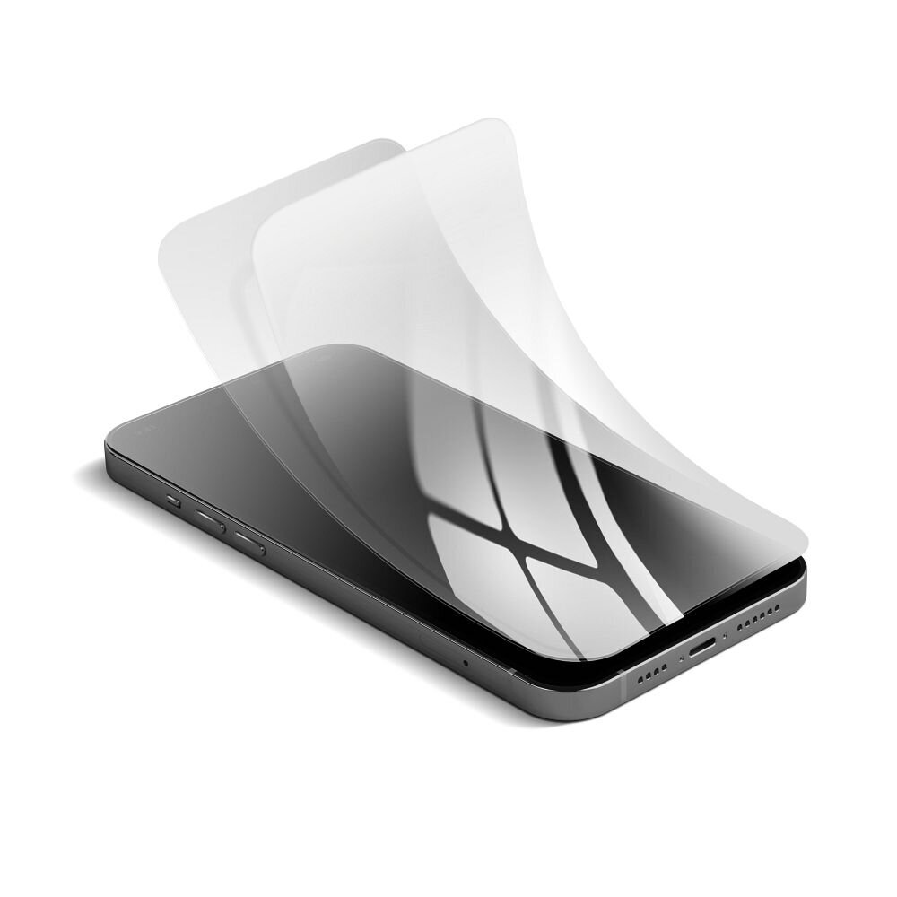 9H oleofobisks pārklājums ekrāna aizsargs Forcell Flexible Nano Glass for Iphone Xr/11 6,1" цена и информация | Ekrāna aizsargstikli | 220.lv