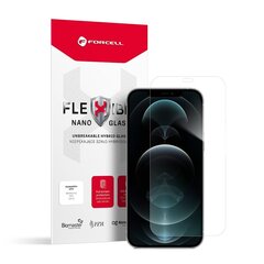 Защитная пленка для экрана с олеофобным покрытием 9H Forcell Flexible Nano Glass для Iphone 12 Pro Max 6,7" цена и информация | Защитные пленки для телефонов | 220.lv