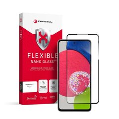 9H oleofobisks pārklājums ekrāna aizsargs Forcell Flexible Nano Glass 5D for Samsung Galaxy A52/52s 5G цена и информация | Защитные пленки для телефонов | 220.lv