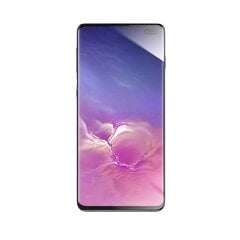 9H oleofobisks pārklājums ekrāna aizsargs Forcell Flexible Nano Glass 5D for Samsung Galaxy S10+ black (Hot Bending) working fingerprint scanner цена и информация | Защитные пленки для телефонов | 220.lv