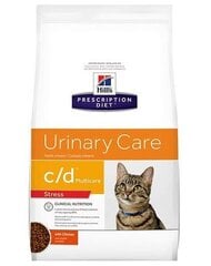 Hill's сухой корм Prescription Diet Feline c/d Multicare Urinary Stress, 1,5 кг цена и информация | Сухой корм для кошек | 220.lv