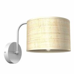 Настенный светильник MARSHALL WHITE / RATTAN 1xE27 + 1x mini GU10 цена и информация | Настенные светильники | 220.lv
