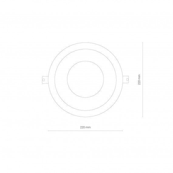 Iebūvējams LED gaismeklis CL KEA 40W 3000K IP44 8768 Nowodvorski Lighting 5903139876896 цена и информация | Iebūvējamās lampas, LED paneļi | 220.lv