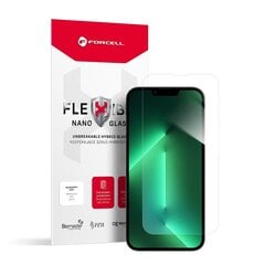 9H oleofobisks pārklājums ekrāna aizsargs Forcell Flexible Nano Glass for Iphone 13/13 Pro/14 6,1" cena un informācija | Forcell Mobilie telefoni, planšetdatori, Foto | 220.lv