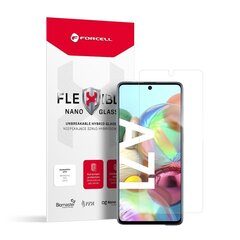 Защитная пленка для экрана с олеофобным покрытием 9H Forcell Flexible Nano Glass для Samsung Galaxy A71 цена и информация | Защитные пленки для телефонов | 220.lv