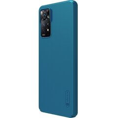 Nillkin Super Frosted Back Cover for Xiaomi Redmi Note 11 Pro/11 Pro 5G Peacock Blue cena un informācija | Telefonu vāciņi, maciņi | 220.lv