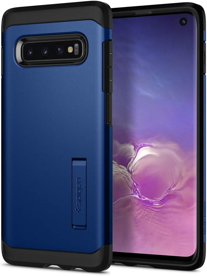 Spigen grūts bruņu korpuss, kas saderīgs ar Samsung Galaxy S10 -Prism Blue цена и информация | Telefonu vāciņi, maciņi | 220.lv