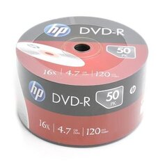 DVD-R diski HP, 4.7GB 16X SP 50 cena un informācija | Vinila plates, CD, DVD | 220.lv