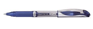 Gēla pildspalva EnerGel XM 0.7 zila, Pentel/12/576 cena un informācija | Rakstāmpiederumi | 220.lv