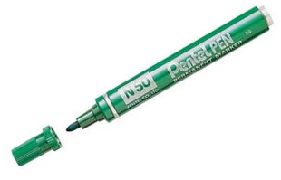 Маркер Pentel Pen N50, зеленый цена и информация | Канцелярия | 220.lv