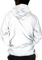 Newl 360 atstarojoša vīriešu jaka unisex pilna atstarojoša jaka skriešanas jaka / elpojoša / vēja necaurlaidīga / ūdenī -atkārtota / atstarošana, pelēks, m cena un informācija | Vīriešu virsjakas | 220.lv