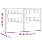 vidaXL gultas galvgalis, 155,5x4x100 cm, priedes masīvkoks цена и информация | Gultas | 220.lv
