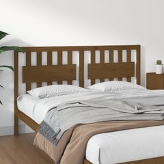 Изголовье кровати, 155,5x4x100 см, коричневое цена и информация | Кровати | 220.lv