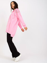 бело-розовый женский свитер в классическую полоску rue paris цена и информация | Женские толстовки | 220.lv