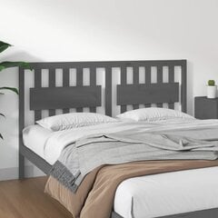Изголовье кровати, 165,5x4x100 см, серое цена и информация | Кровати | 220.lv
