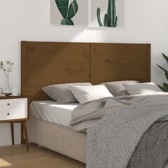 Изголовье кровати, 146x4x100 см, коричневое цена и информация | Кровати | 220.lv