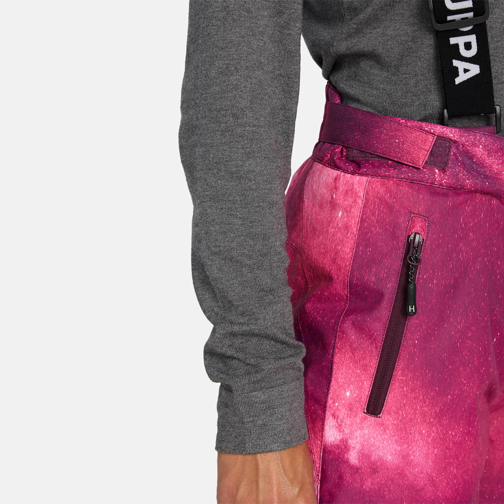 Huppa sieviešu slēpošanas bikses GRETA, bordo krāsā ar rakstu cena un informācija | Slēpošanas apģērbs | 220.lv