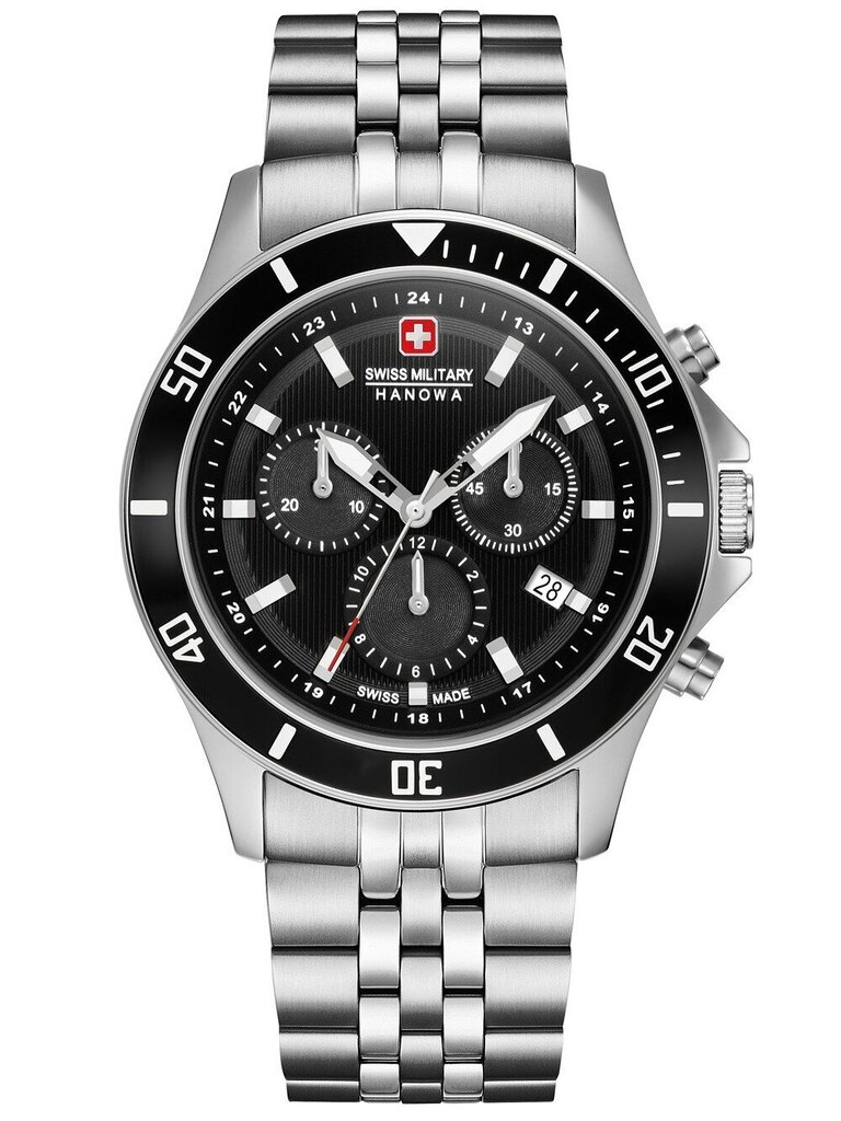 Swiss Military Hanowa Flagmanis Chrono II 5331.04.007 cena un informācija | Vīriešu pulksteņi | 220.lv