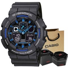 Наручные часы Casio G-Shock GA-100-1A2ER 20 Bar VVA2908 цена и информация | Мужские часы | 220.lv
