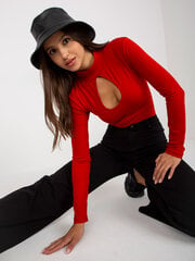 Женская красная блузка с высоким воротником цена и информация | Женские блузки, рубашки | 220.lv