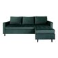 Universāls stūra dīvāns Firenze, tumši zaļš цена и информация | Stūra dīvāni | 220.lv