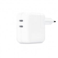 Apple 35W Dual USB-C Port Power Adapter - MNWP3ZM/A цена и информация | Зарядные устройства для ноутбуков | 220.lv