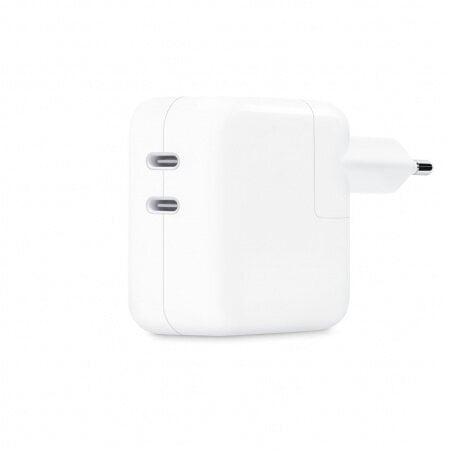 Apple 35W Dual USB-C Port Power Adapter - MNWP3ZM/A цена и информация | Lādētāji portatīvajiem datoriem | 220.lv