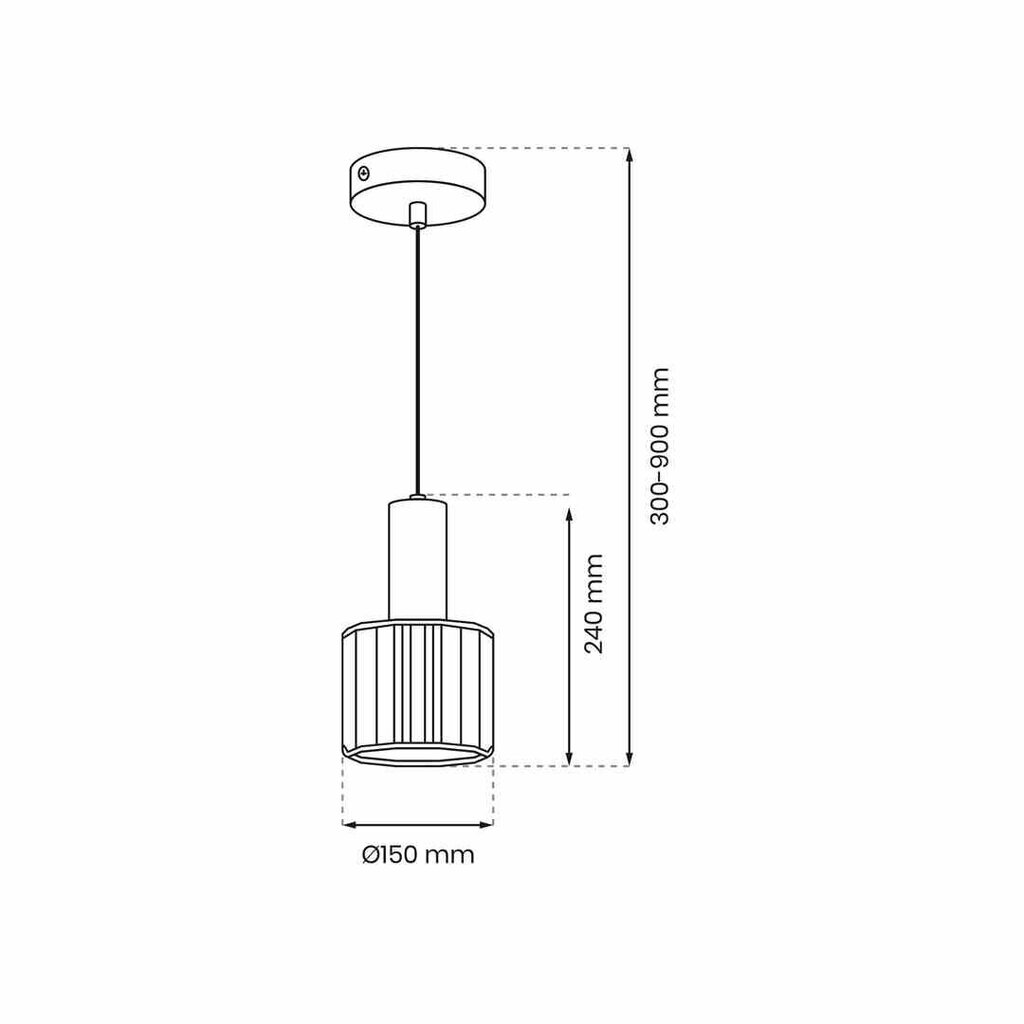 Milagro piekaramā lampa Cristal cena un informācija | Piekaramās lampas | 220.lv