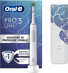 Электрическая зубная щетка Oral-B PRO 3500 цена и информация | Электрические зубные щетки | 220.lv