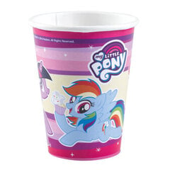 Dzeršanas krūzes My Little Pony Rainbow, 250 ml, 8 gab. cena un informācija | Vienreizējie trauki | 220.lv