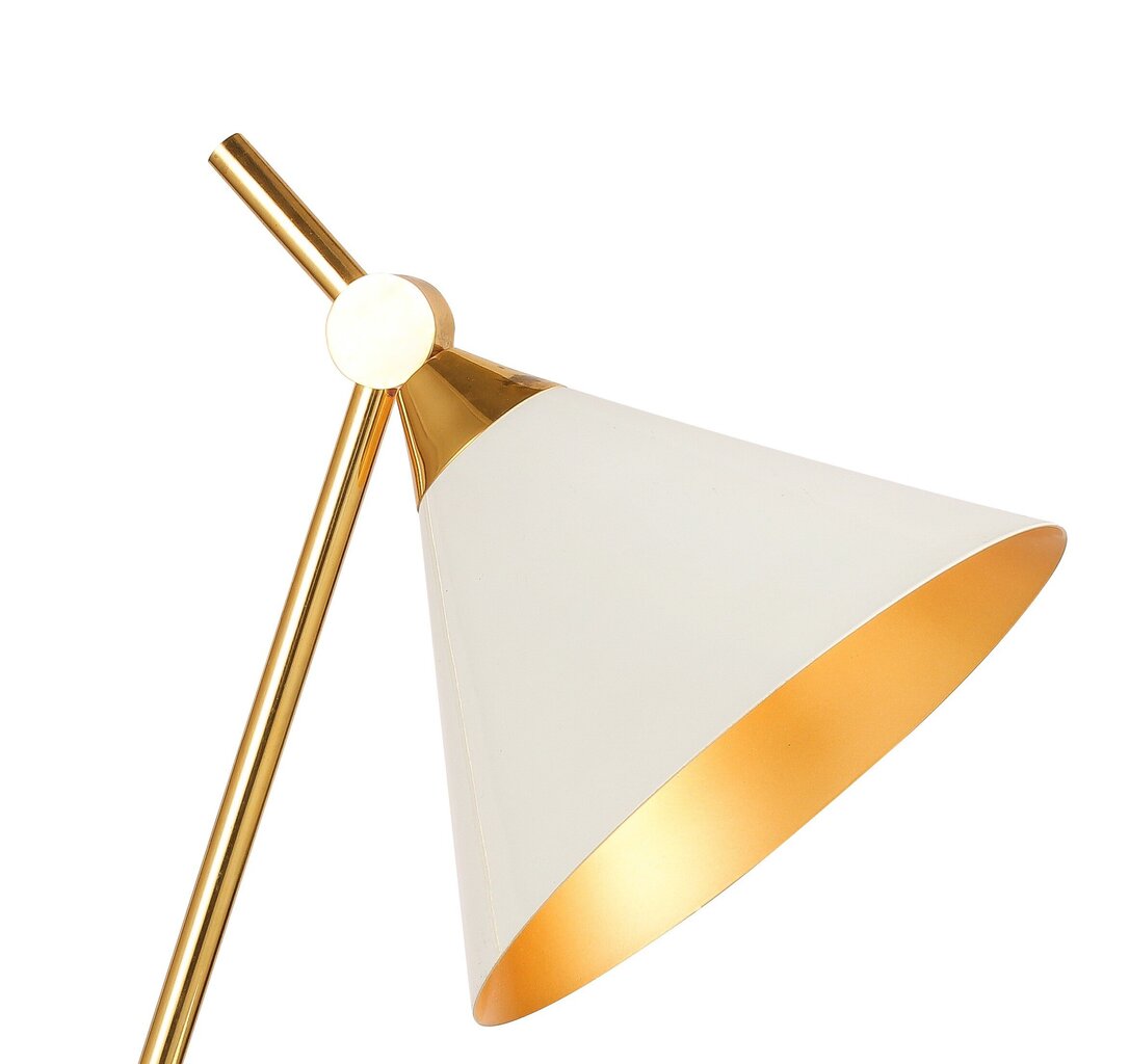 Ekskluzīva dizaina galda lampa ar baltu marmora statīvu цена и информация | Galda lampas | 220.lv