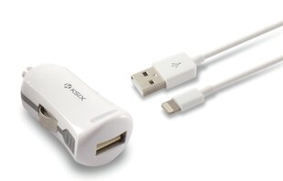 Автомобильный адаптер USB, 2,4А цена и информация | Зарядные устройства для телефонов | 220.lv