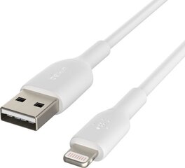 USB Belkin USB-A - Lightning 2 m (CAA001bt2MWH) цена и информация | Кабели для телефонов | 220.lv