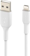 USB Belkin USB-A - Lightning 2 m (CAA001bt2MWH) цена и информация | Кабели для телефонов | 220.lv