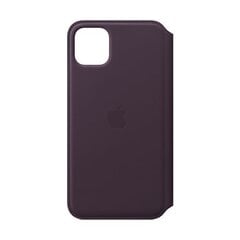 Apple Leather Folio iPhone 11 Pro Aubergine cena un informācija | Telefonu vāciņi, maciņi | 220.lv