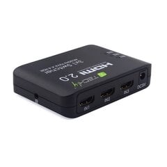 Переключатель HDMI Techly 3-HDMI 2.0 HDR 3x1 4K*60Hz цена и информация | Адаптеры и USB разветвители | 220.lv