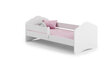 Bērnu gulta Fala ar matraci un aizsargbarjeru 164 cm x 85 cm x 63 cm cena un informācija | Bērnu gultas | 220.lv