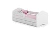 Bērnu gulta Fala ar atvilktni, matraci un aizsargbarjeru 164 cm x 85 cm x 63 cm цена и информация | Bērnu gultas | 220.lv