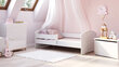 Bērnu gulta Luk ar matraci un aizsargbarjeru 144 cm x 77 cm x 56 cm cena un informācija | Bērnu gultas | 220.lv