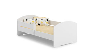 Bērnu gulta Luk ar matraci un aizsargbarjeru 164 cm x 85 cm x 63 cm цена и информация | Детские кровати | 220.lv