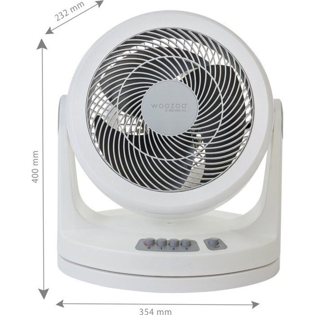 WOOZOO PCF-HM23 White цена и информация | Ventilatori | 220.lv