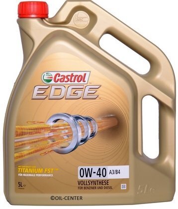 Castrol Edge TITANIUM FST 0W-40, 5L cena un informācija | Motoreļļas | 220.lv