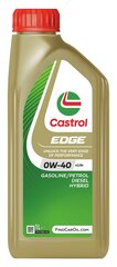 Моторное масло Castrol Edge TITANIUM FST 0W-40 цена и информация | Моторное масло | 220.lv