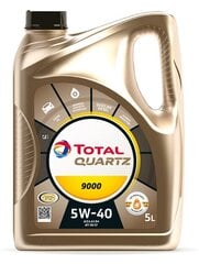 TOTAL Quartz 9000 5W-40 motoreļļa, 5L cena un informācija | Total Auto preces | 220.lv